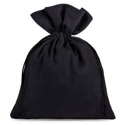 Baumwollsäcke 22 x 30 cm - schwarz Baumwollsäcke