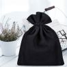 Baumwollsäcke 22 x 30 cm - schwarz Große Beutel 22x30 cm
