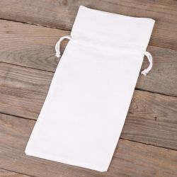 Baumwollsäckchen 13 x 27 cm - weiß Jungfern - und Junggesellenabschied