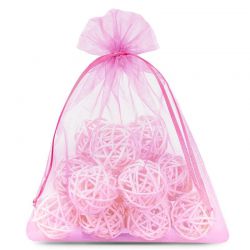 Organzasäcke 22 x 30 cm - rosa Rosa Beutel