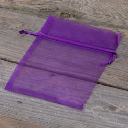 Organzabeutel 11 x 14 cm - dunkelviolett Lavendel und Trockenduftmischung