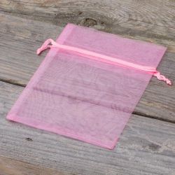 Organzabeutel 11 x 14 cm - rosa Baby Shower