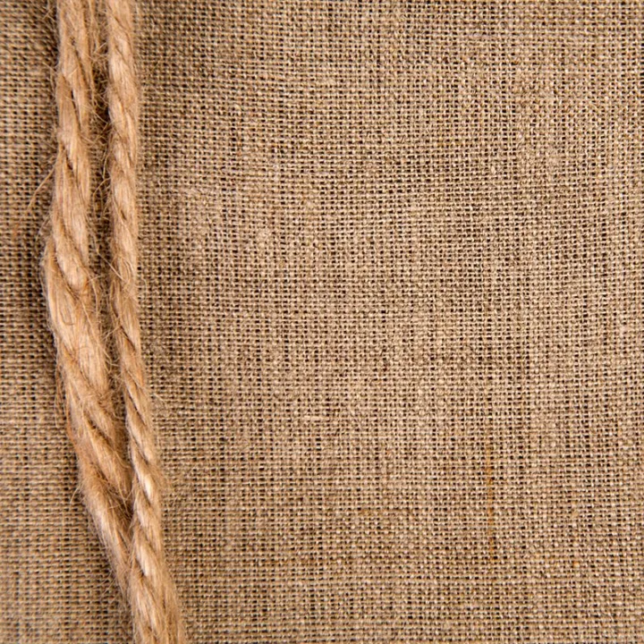 Naturleinen Säckchen 16 x 37 cm Säckchen mit einfachen Schnellverschluss