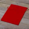 Samtbeutel 30 x 40 cm - rot Rote Beutel