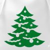 Satinsäckchen 26 x 35 cm - Weihnachten - Tannenbaum Satinsäckchen