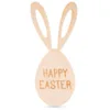 Jutesäckchen 13 x 18 cm - Ostern + Osterei aus Holz mit Ohren Alle Produkte