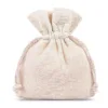Baumwollsäckchen 11 x 14 cm - naturfarbe Kleine Beutel 11x14 cm