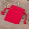 Baumwollsäckchen 6 x 8 cm - rot Frauentag