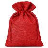 Jutesäckchen 10 x 13 cm - rot Kleine Beutel 10x13 cm