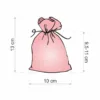 Jutesäckchen 10 cm x 13 cm - naturfarbe / Stern Anlässe und Feiern