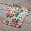 Organzabeutel 10 x 13 cm - Weihnachten / 5 Beutel mit aufdruck