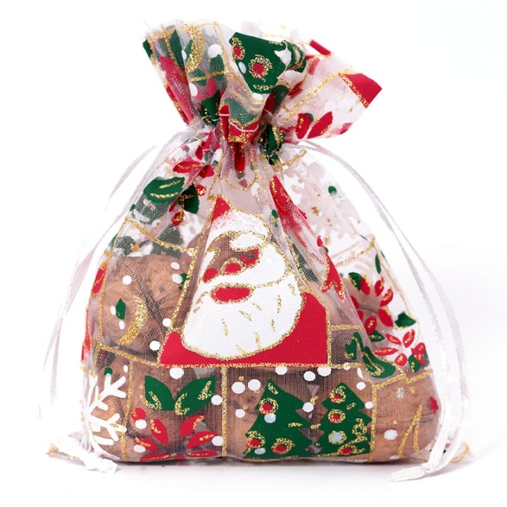 Organzabeutel 10 x 13 cm - Weihnachten / 5 Anlässe und Feiern
