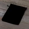 Samtbeutel 11 x 14 cm - schwarz Schwarze Beutel