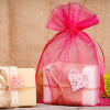 Organzabeutel 10 x 13 cm - fuchsia Für Kinder