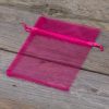 Organzabeutel 10 x 13 cm - fuchsia Lavendel und Trockenduftmischung