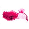 Organzabeutel 10 x 13 cm - fuchsia Taufe