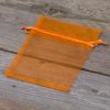 Organzabeutel 10 x 13 cm - orange Valentinstag