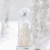Organzabeutel 11 x 20 cm - silber Beutel Silber / Grau