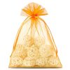 Organzabeutel 12 x 15 cm - orange Orangefarbene Beutel