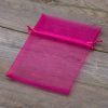 Organzabeutel 13 x 18 cm - fuchsia Valentinstag