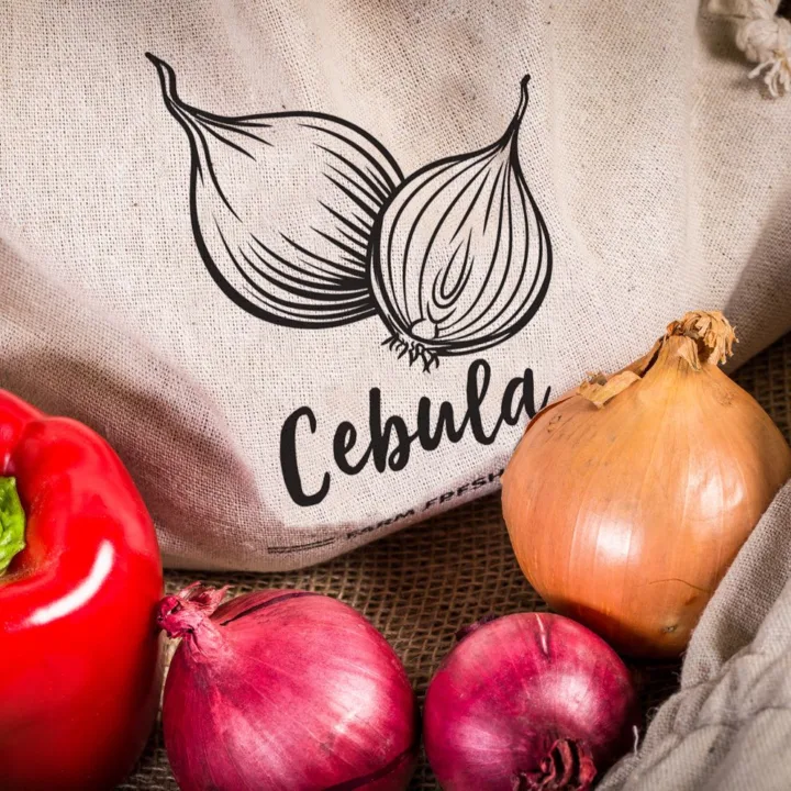 À la Leinensäckchen für gemüse (3 stk.) und Einkaufstaschen aus Baumwolle (2 Stk.) Baumwollsäcke