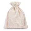 Baumwollsäckchen 15 x 20 cm - naturfarbe Frauentag