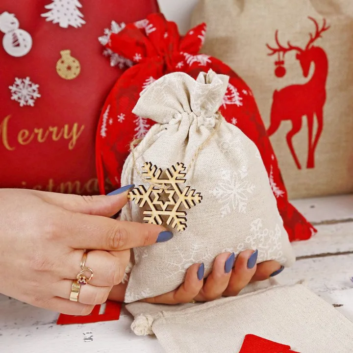 Ziersterne 5,5 x 5,5 cm - Naturfarbe Geburtstag / Namenstag