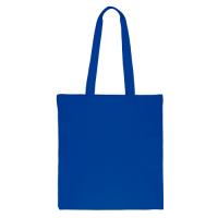 Baumwolltasche 38 x 42 cm mit langen Henkeln - blau Baumwolltaschen