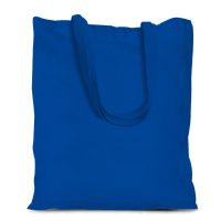 Baumwolltasche 38 x 42 cm mit langen Henkeln - blau Für Haustiere