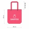 Baumwolltasche 38 x 42 cm mit langen Henkeln - rot Hotelzubehör