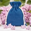 Jeans Beutel 15 x 20 cm - blau Für Kinder