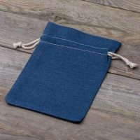 Jeans Beutel 15 x 20 cm - blau Lifehack - smarte Ideen