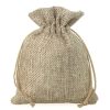 Jutesäckchen 10 cm x 13 cm - naturfarbe Kleine Beutel 10x13 cm