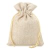 Jutesäckchen 10 cm x 13 cm - naturfarbe hell Lavendelbeutel