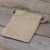 Jutesäckchen 10 cm x 13 cm - naturfarbe Lavendel und Trockenduftmischung