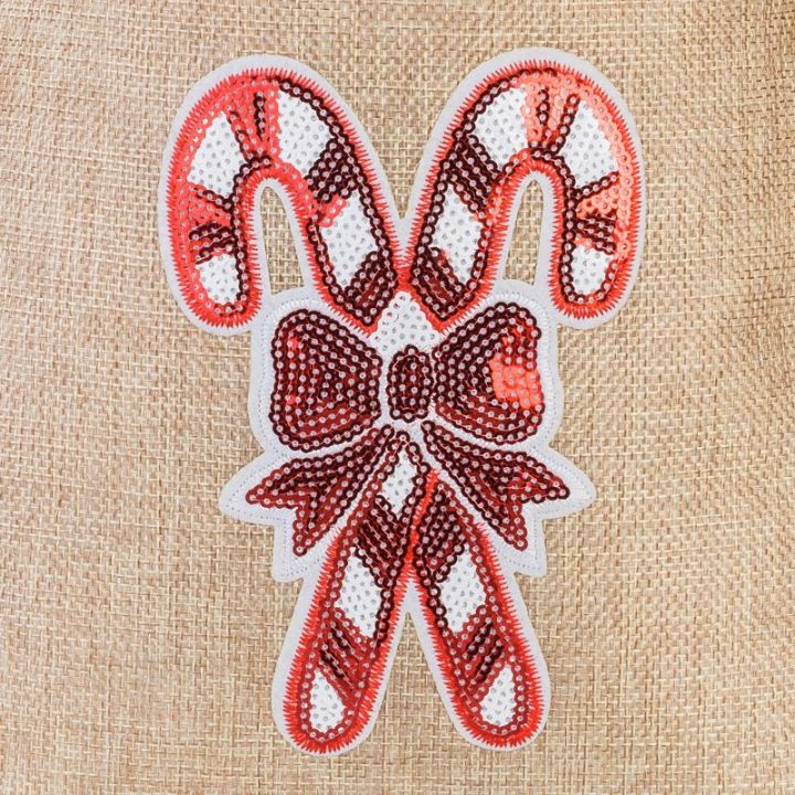 Jutesäckchen 30 cm x 40 cm - Weihnachten, Lutscher Jutesäckchen