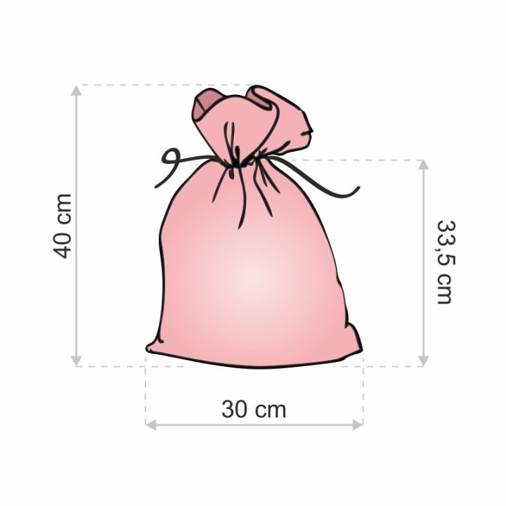 Jutesäckchen 30 cm x 40 cm - Weihnachten, Lutscher Alle Produkte