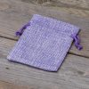 Jutesäckchen 8 cm x 10 cm - lila Lavendel und Trockenduftmischung