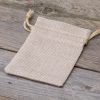 Jutesäckchen 9 cm x 12 cm - naturfarbe hell Kleine Beutel