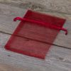 Organzabeutel 10 x 13 cm - dunkelrot Lavendel und Trockenduftmischung