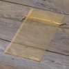 Organzabeutel 11 x 20 cm - gold Mittlere Beutel