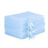 Organzabeutel 15 x 20 cm - himmelblau Für Kinder