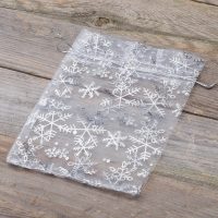 Organzabeutel 15 x 20 cm - Weihnachten / 2 Beutel mit aufdruck