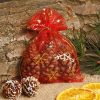 Organzabeutel 18 x 24cm - Weihnachten Organzasäckchen