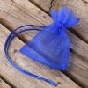 Organzabeutel 7 x 9 cm (SDB) - blau Blaue Beutel