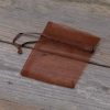 Organzabeutel 7 x 9 cm (SDB) - braun Lavendel und Trockenduftmischung