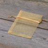 Organzabeutel 7 x 9 cm - gold Lavendel und Trockenduftmischung