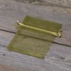 Organzabeutel 8 x 10 cm - olivgrün Lavendel und Trockenduftmischung