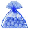Organzabeutel 9 x 12 cm - blau Blaue Beutel