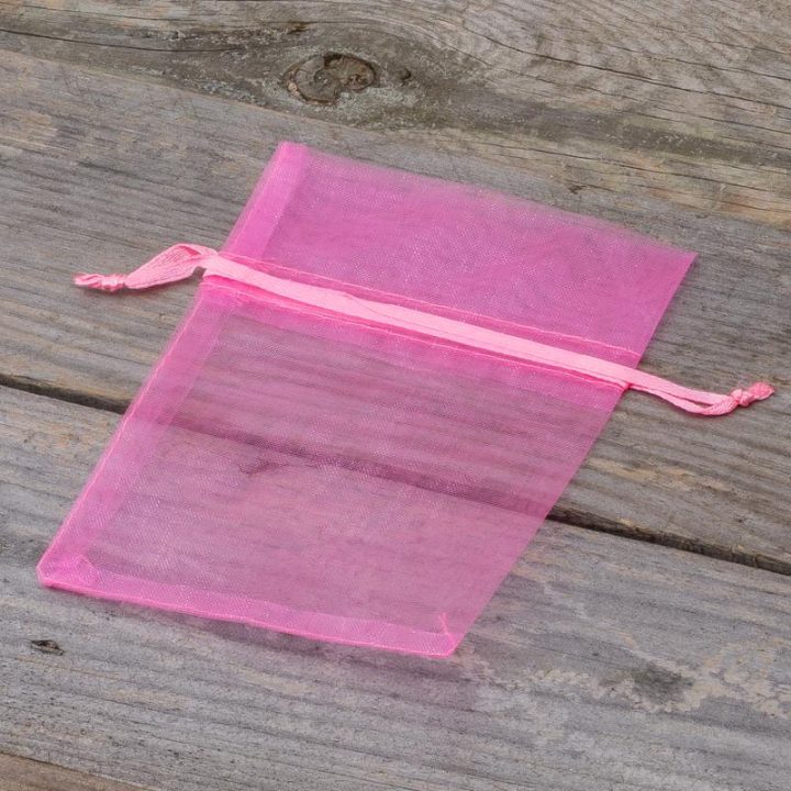 Organzabeutel 9 x 12 cm - rosa Gelegenheit Beutel